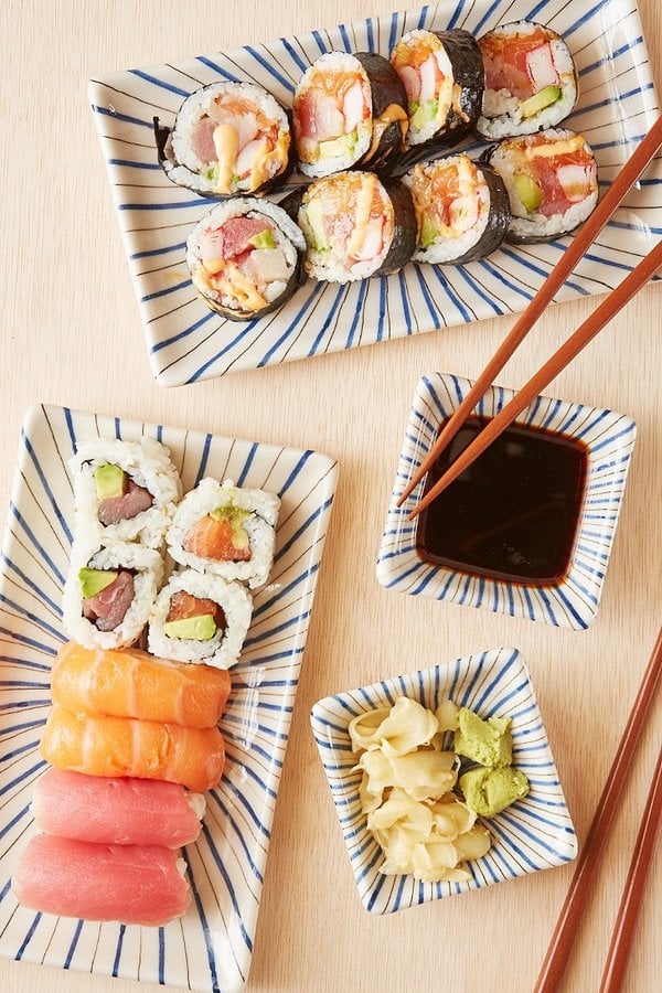 For Her: Sushi For Two Serving Set