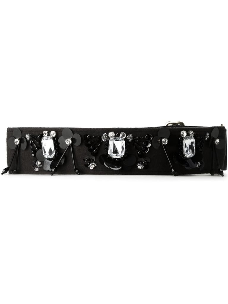 Muveil Embellished Buckled Belt ($234)