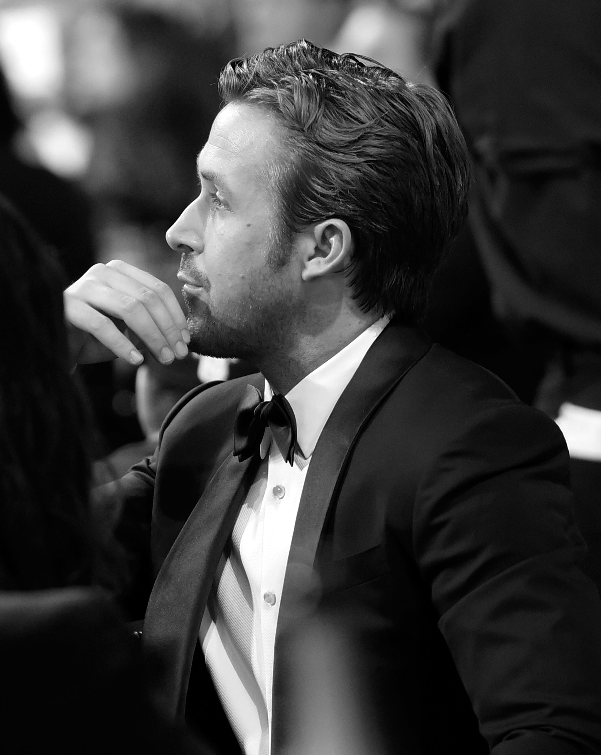 ryan gosling black suit