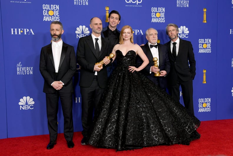 The Cast of Succession at the Golden Globes