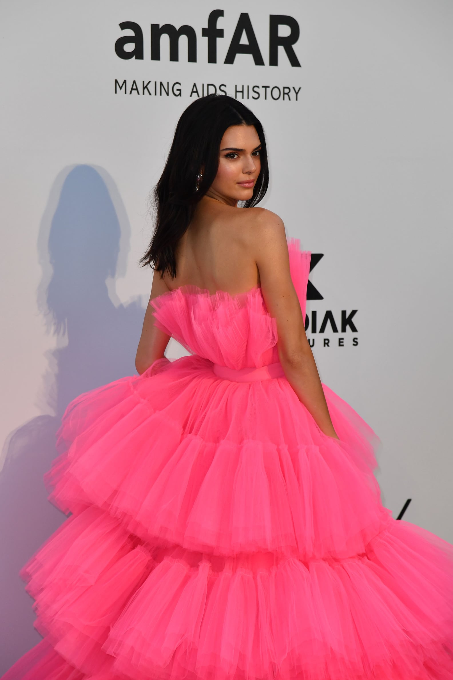 Kendall Jenner Giambattista Valli Pink Dress At Cannes 2019 Popsugar Fashion 1944