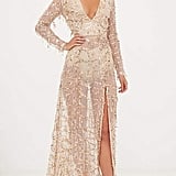 coast ariel sequin maxi dress