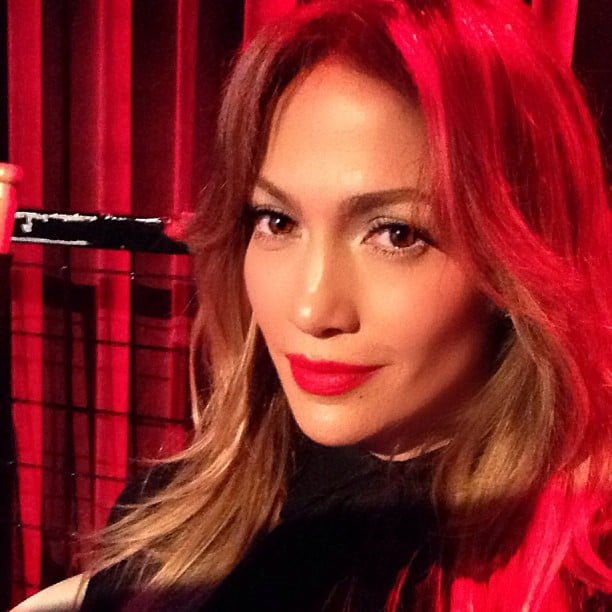 Jennifer Lopez took a selfie while supporting her friend Leah Remini on the show Dancing With the Stars.
Source: Instagram user jlo