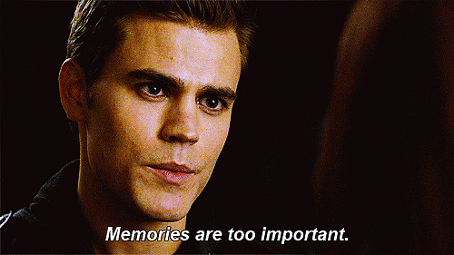 Can we also talk about how sentimental he is? My guess is he never really stopped loving Katherine (or Elena).