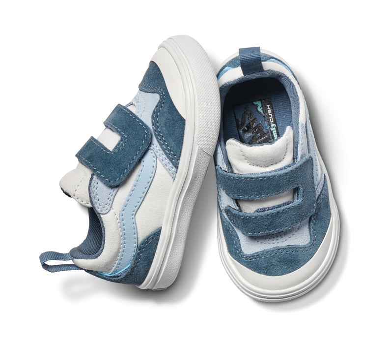 Toddler Autism Awareness ComfyCush New Skool Vans in Blue