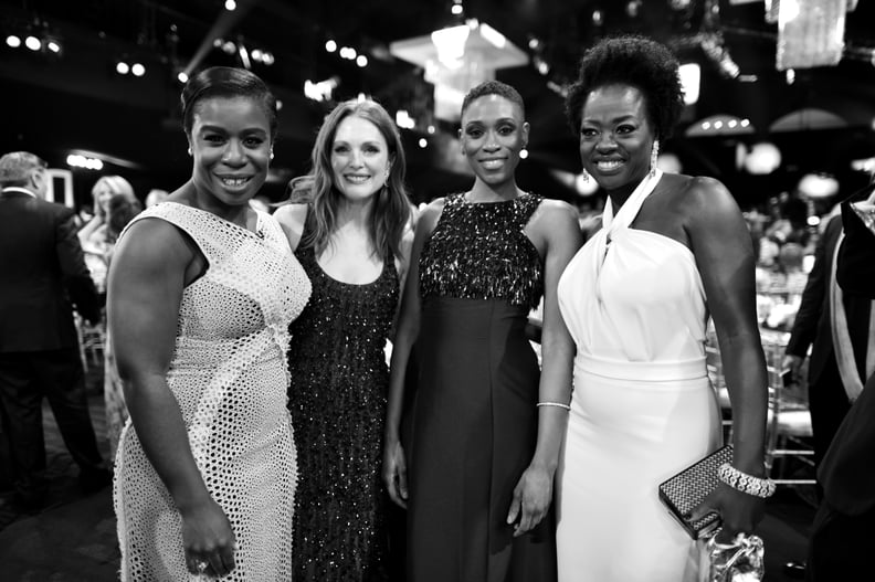 Uzo Aduba, Julianne Moore, and Viola Davis