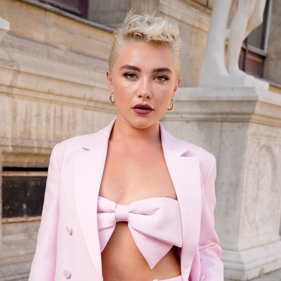 Florence Pugh Just Wore a Side Boob-Baring Tuxedo Gown