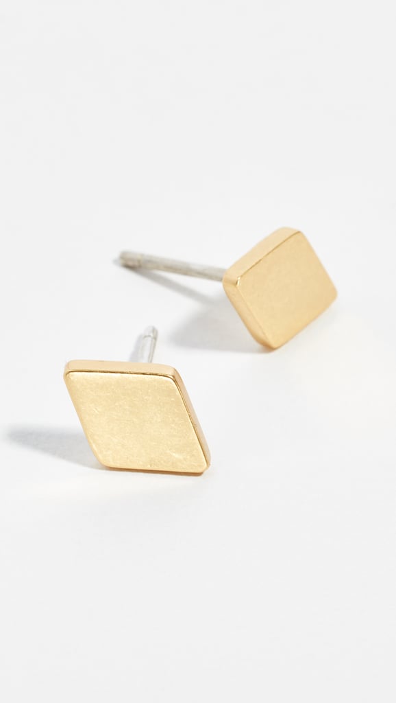 Madewell Diamond-Shaped Stud Earrings