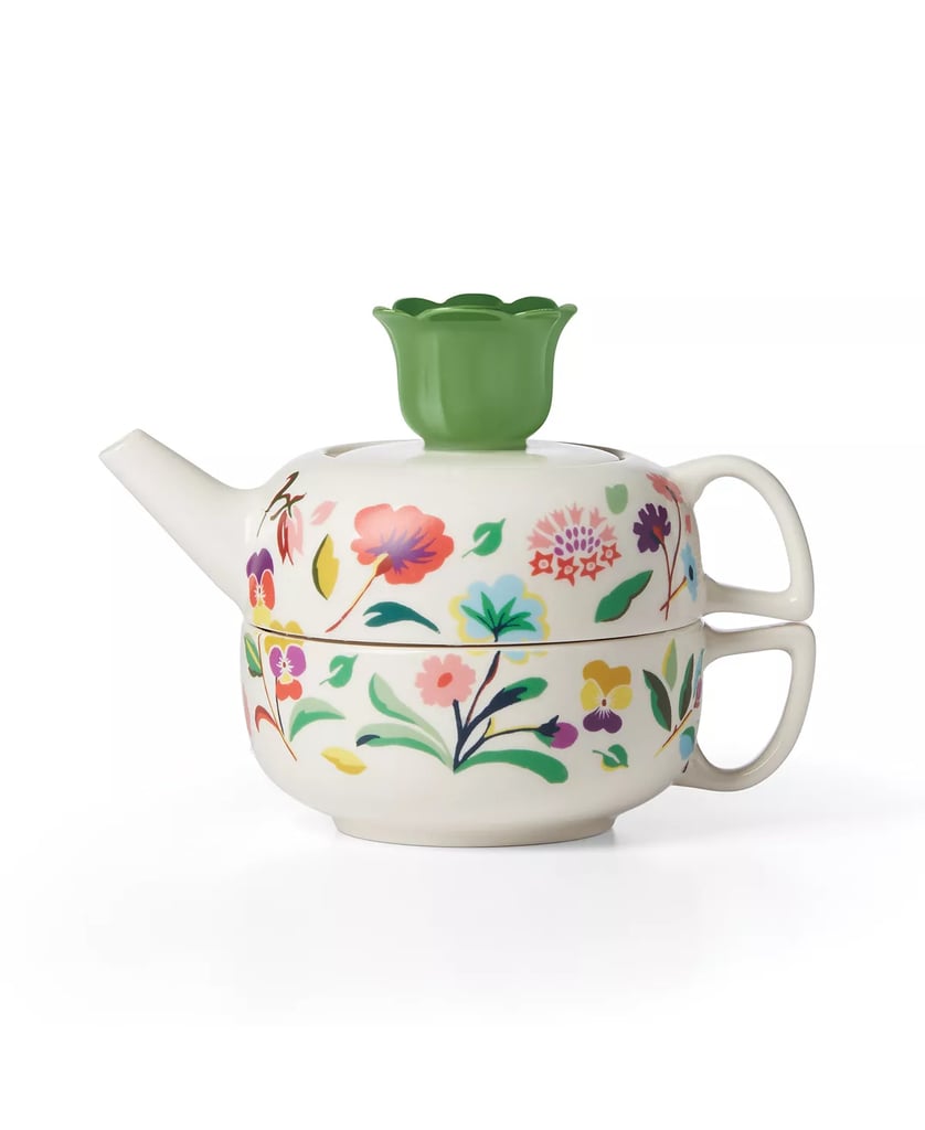 Kate Spade New York Garden Floral Tea for One Tea Pot 2 Piece Set
