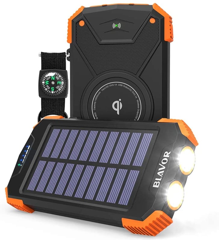 Blavor Solar Power Bank The Best Camping Gear From Amazon POPSUGAR