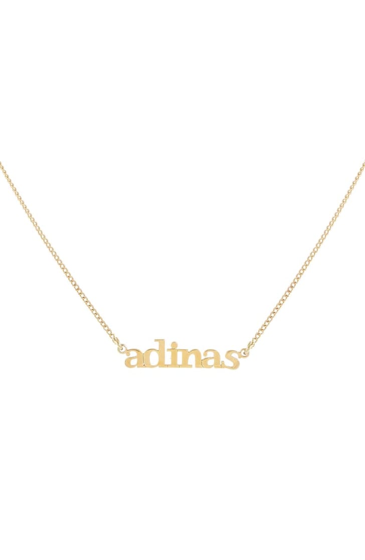 Mini hotsell nameplate necklace