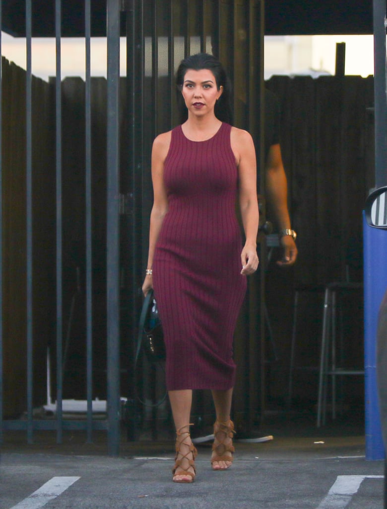 Kourtney Kardashian Out in LA September 2015