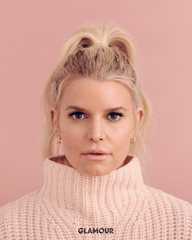 Jessica Simpson Wears No Makeup on Glamour Cover 2020