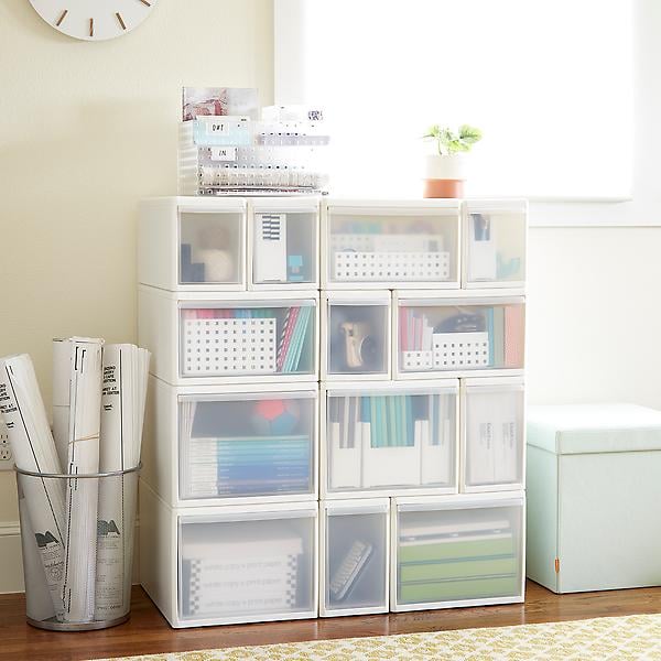 Like-It White Modular Drawers