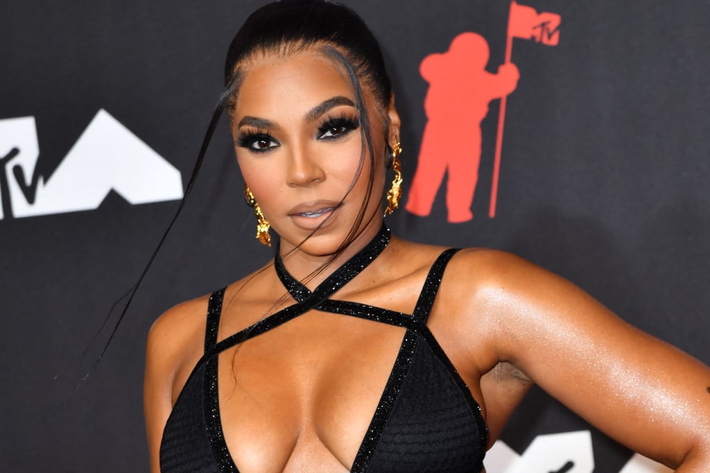 Ashanti Wears Sexy Cutout Dress to 2021 MTV VMAs