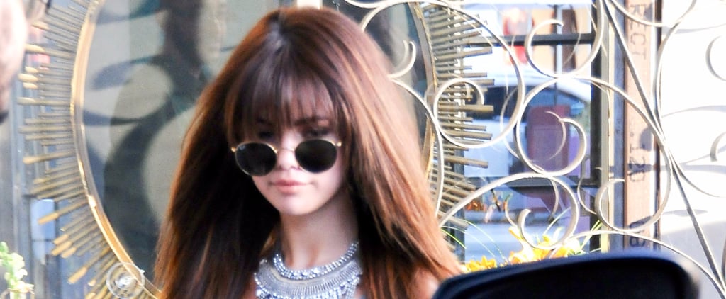 Selena Gomez's Blunt Bangs July 2016