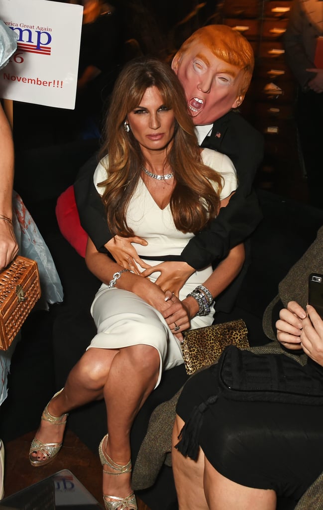 Jemima Khan's Melania Trump Groping Halloween Costume 2016