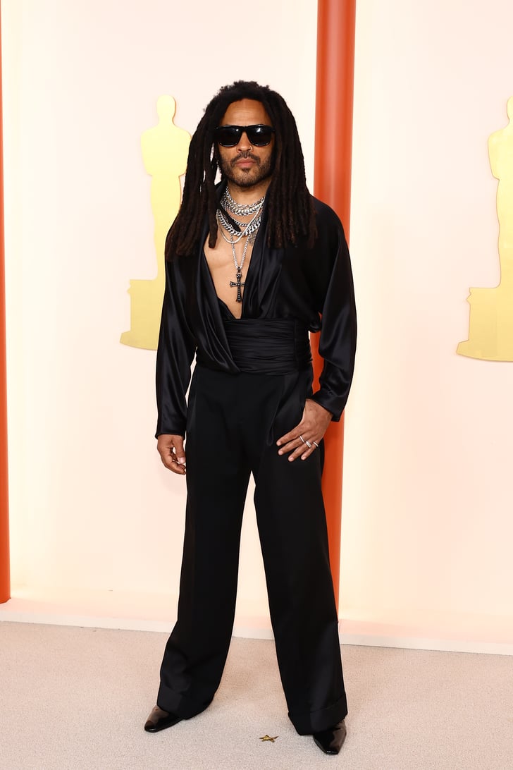 Lenny Kravitz at the 2023 Oscars 2023 Oscars Red Carpet Fashion