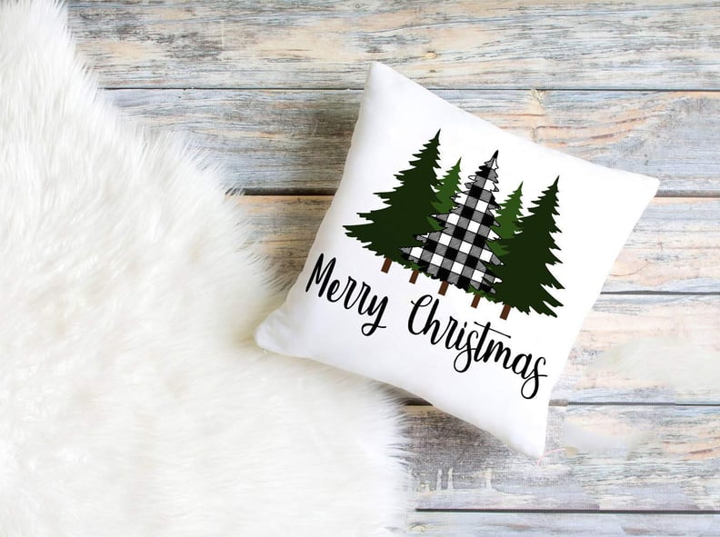 Merry Christmas Throw Pillow Cover