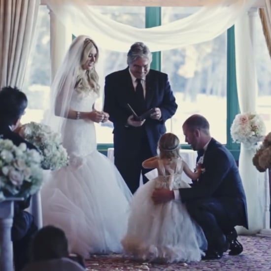 Groom Reads Vows to His Stepdaughter at His Wedding