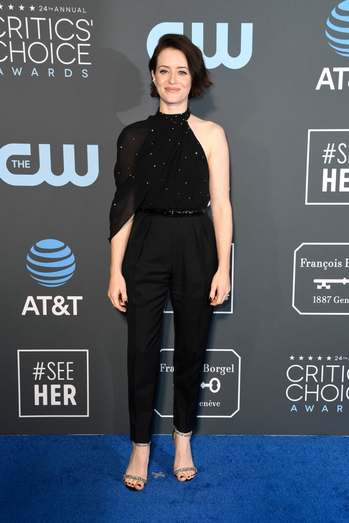 Claire Foy at the 2019 Critics' Choice Awards