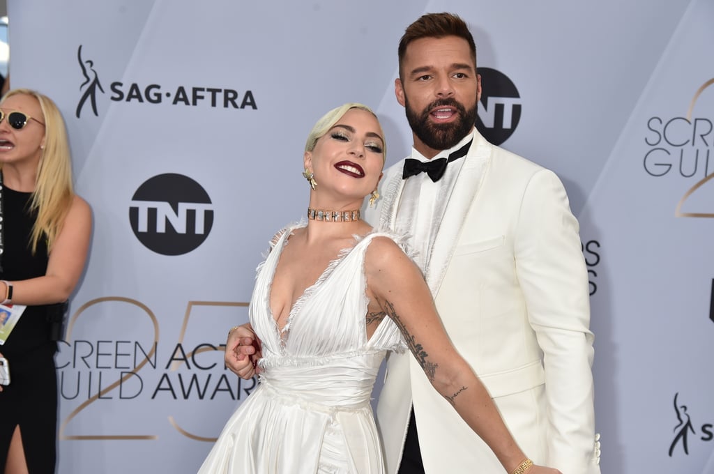 Lady Gaga and Ricky Martin at the 2019 SAG Awards