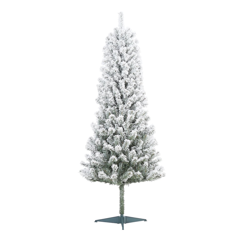 Holiday Time Un-Lit Snow-Flocked Pine Artificial Christmas Tree