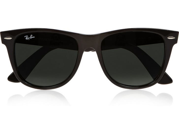 Ray-Ban black Wayfarer sunglasses ($150) | Birkenstock Outfit Idea ...