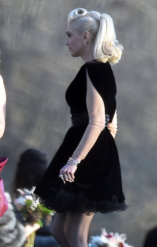 Gwen Stefani and Blake Shelton at RaeLynn's Wedding 2016