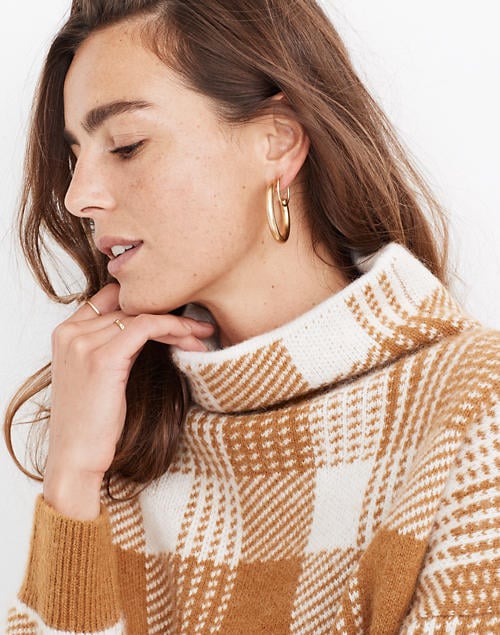 Madewell chunky deals hoop earrings