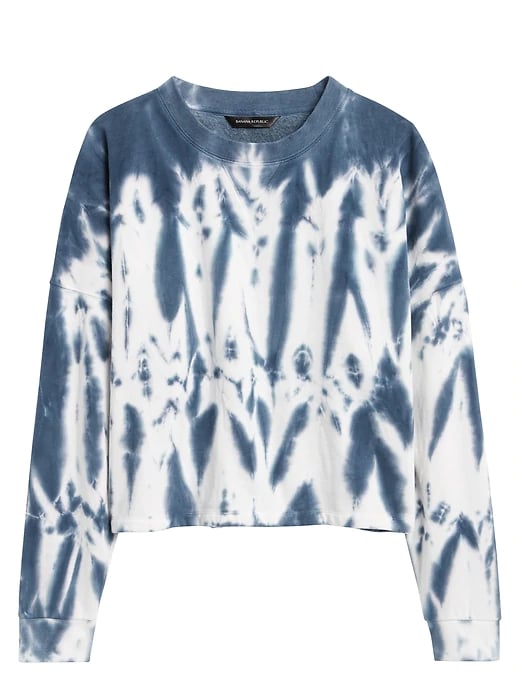 Cropped Tie-Dye Sweatshirt