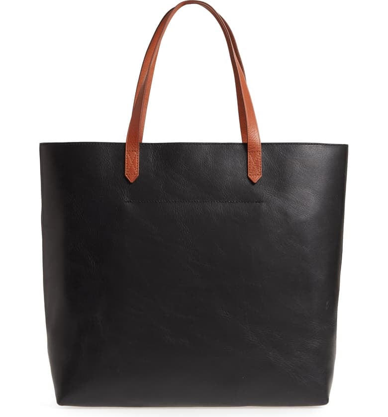 Madewell Zip Top Transport Leather Tote | Nordstrom Cyber Monday Sales ...