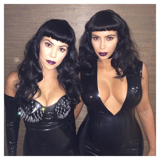 Kim and Kourtney Kardashian's Gothic Instagram