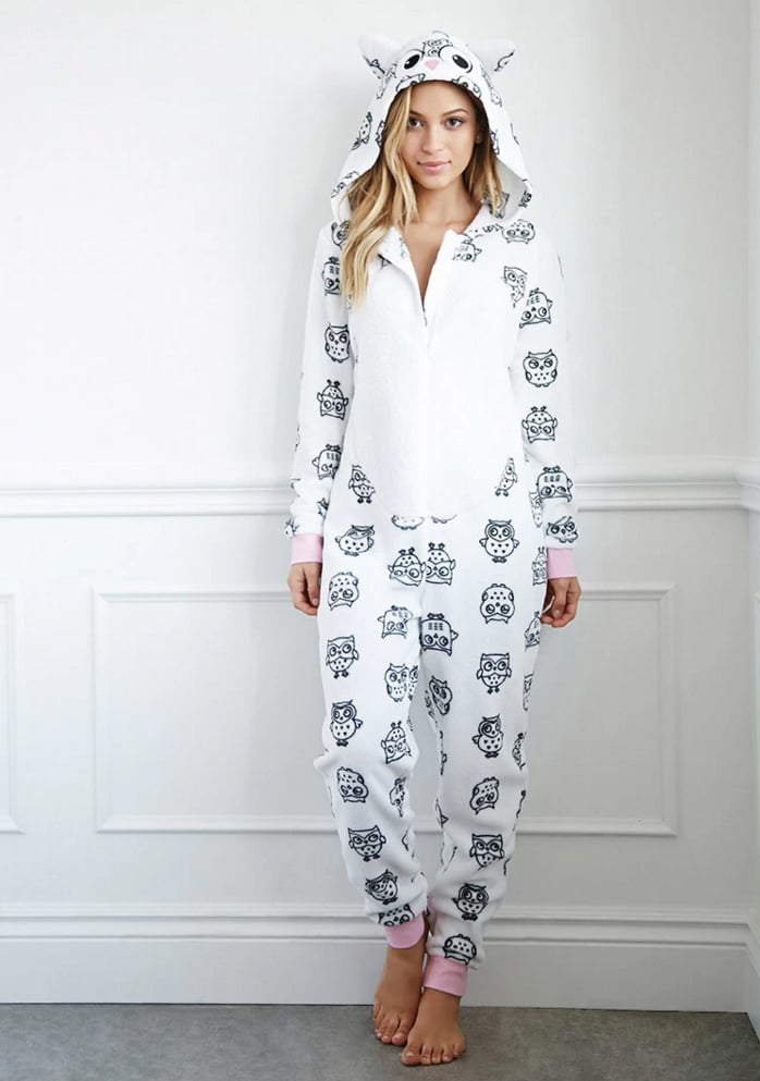 Owl Plush PJ Jumpsuit LastMinute Gifts For Friends POPSUGAR Love