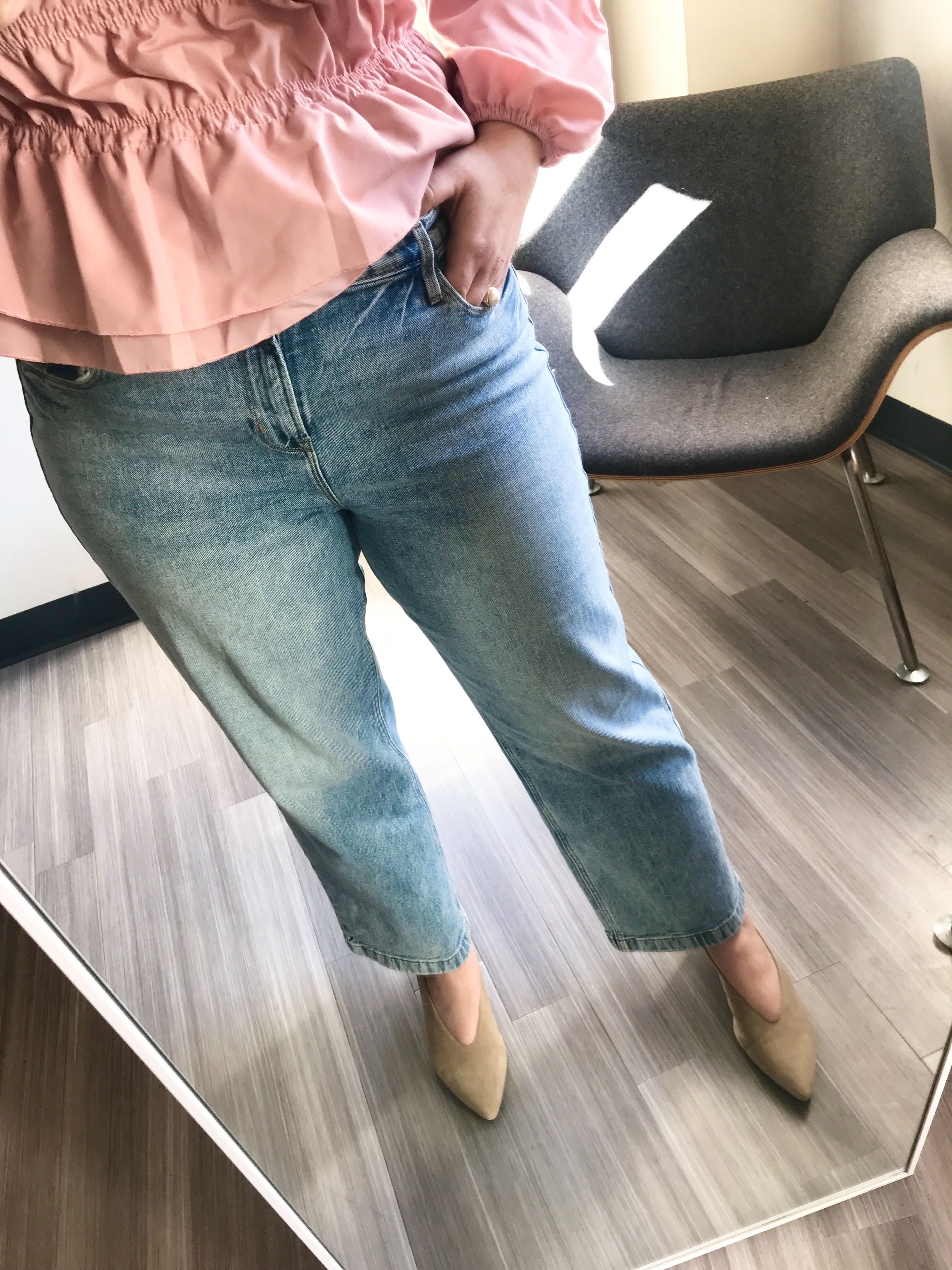 Old Navy Straight Wide-Leg Jeans, Editor Review