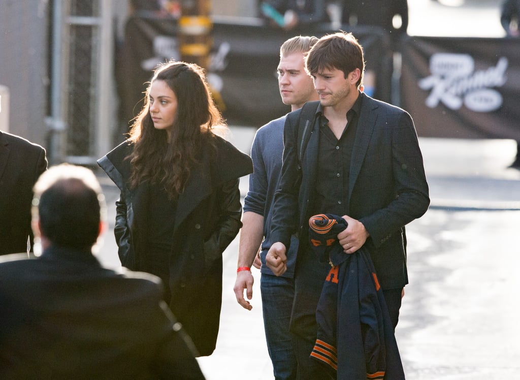 Ashton Kutcher and Mila Kunis in LA March 2016