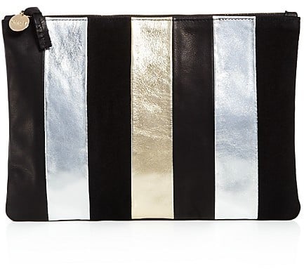 Clare Vivier x Story Flat Leather Clutch
