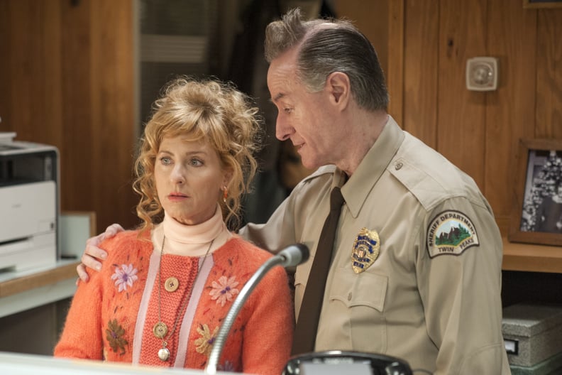 Kimmy Robertson and Harry Goaz (Lucy Moran and Deputy Andy Brennan) — Now