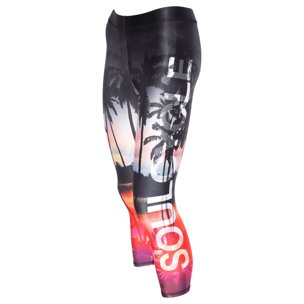 SoulCycle Palm Print Capris