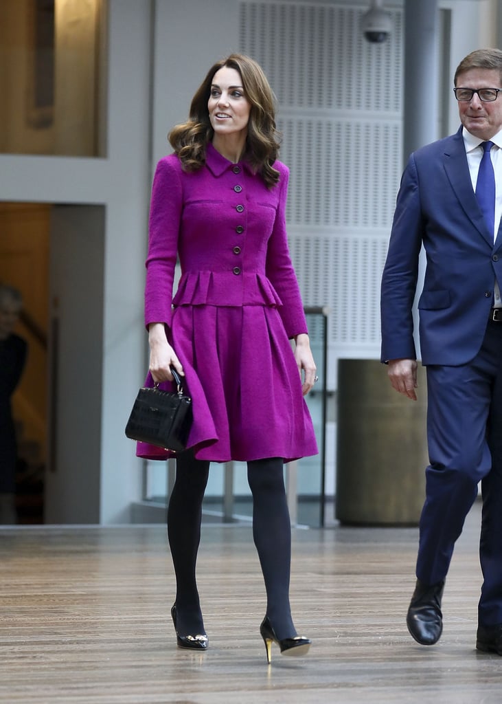 Kate Middleton Purple Oscar de la Renta Suit January 2019