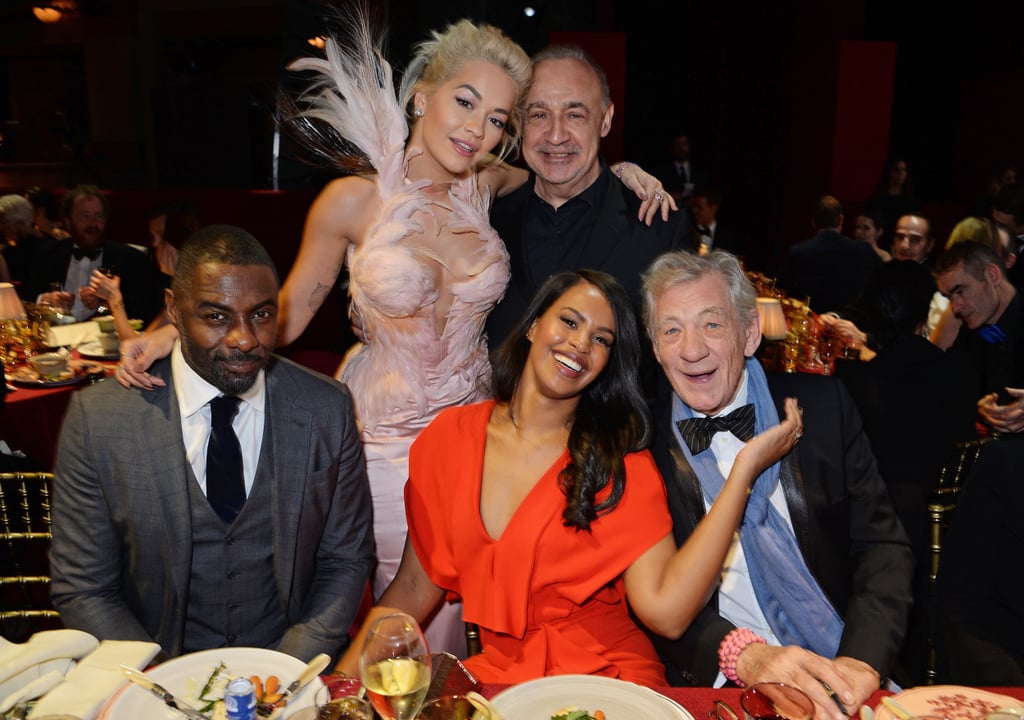 Idris Elba and Family at the Evening Standard Awards