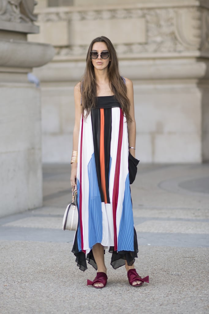 Vertical Stripes and Pleats