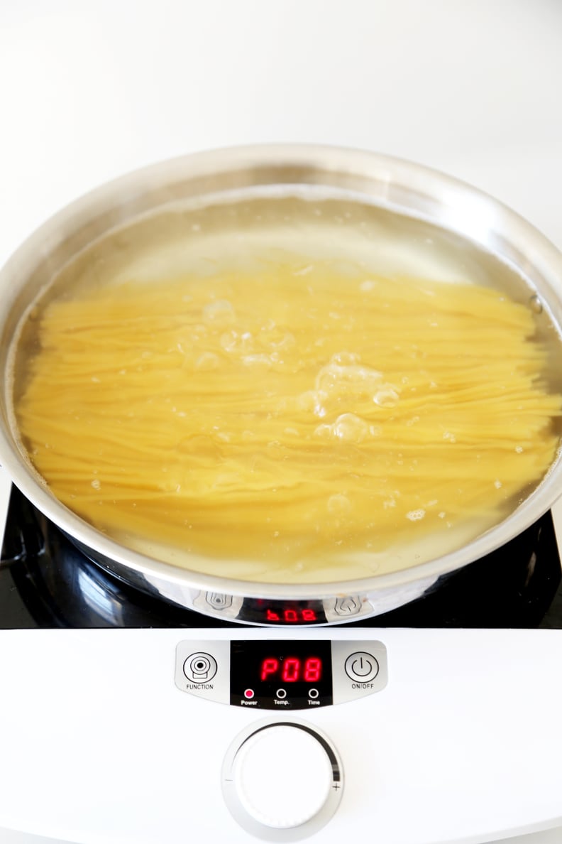 Boil the pasta, but don't drain all the water!