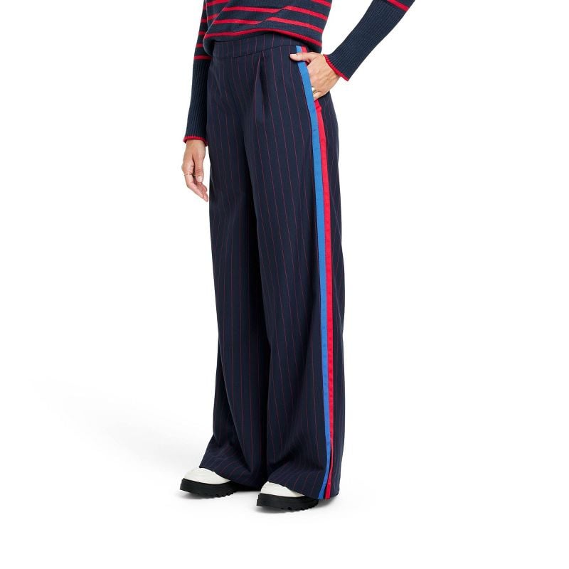 La Ligne x Target Side Stripe Wide Leg Trousers