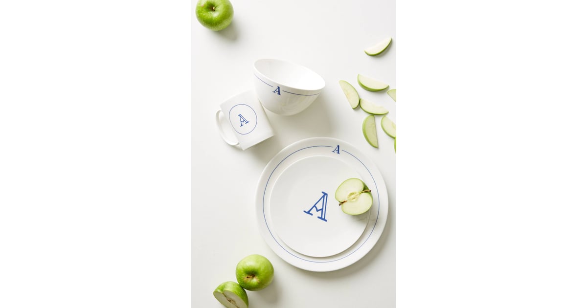 Modern Monogram Dinner Plate Best Personalized Gifts From