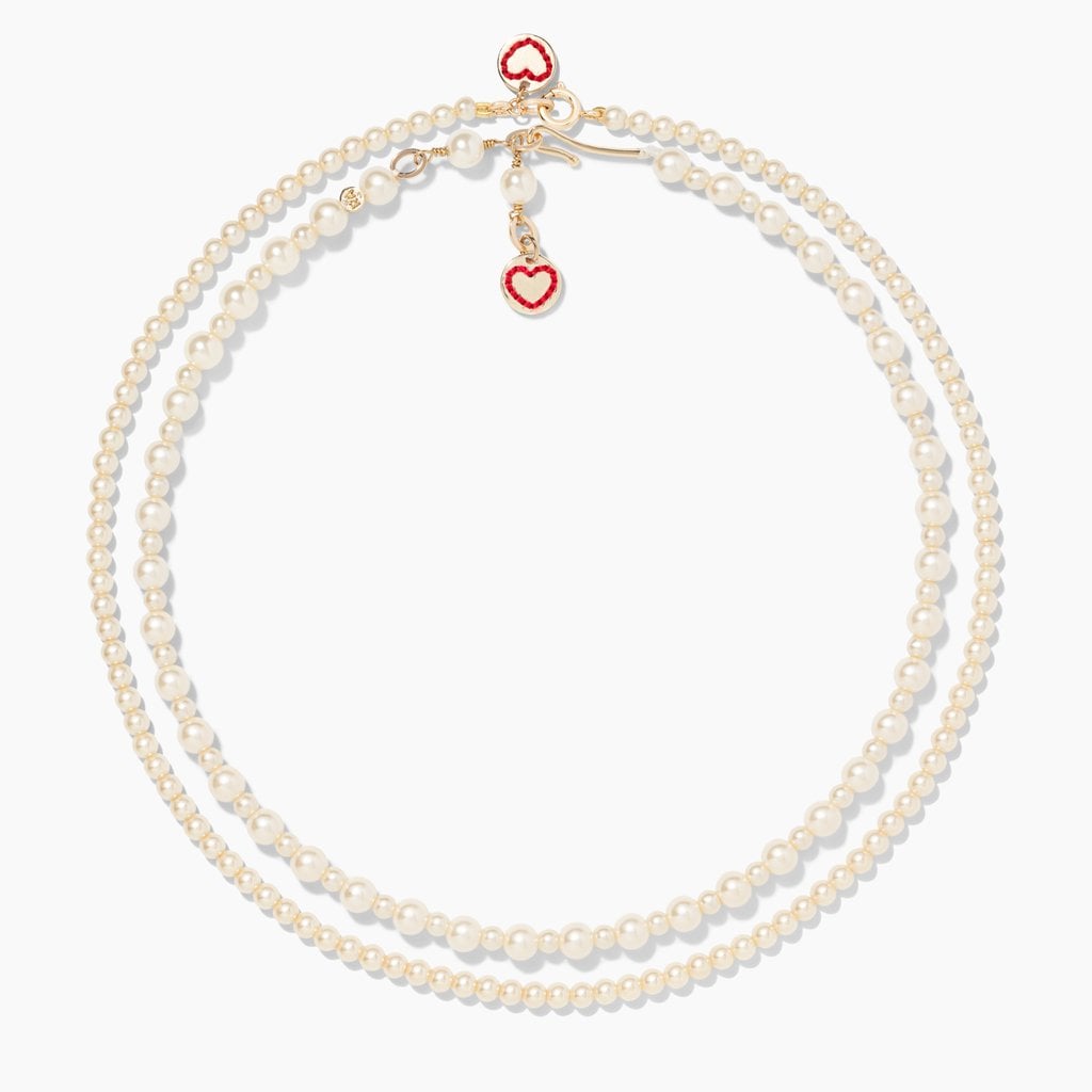 Roxanne Assoulin Knit One, Pearl Two Necklace Set