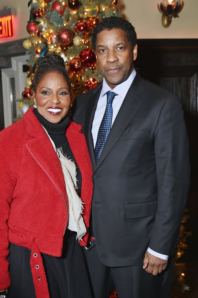 Denzel Washington and Wife at Fences Premiere in NYC POPSUGAR