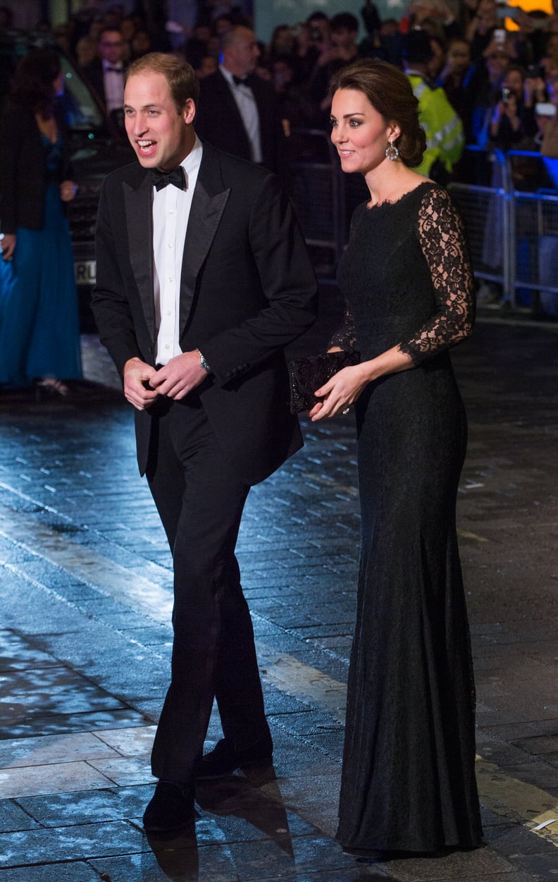 Kate Middleton and Prince William at Royal Variety Show 2014