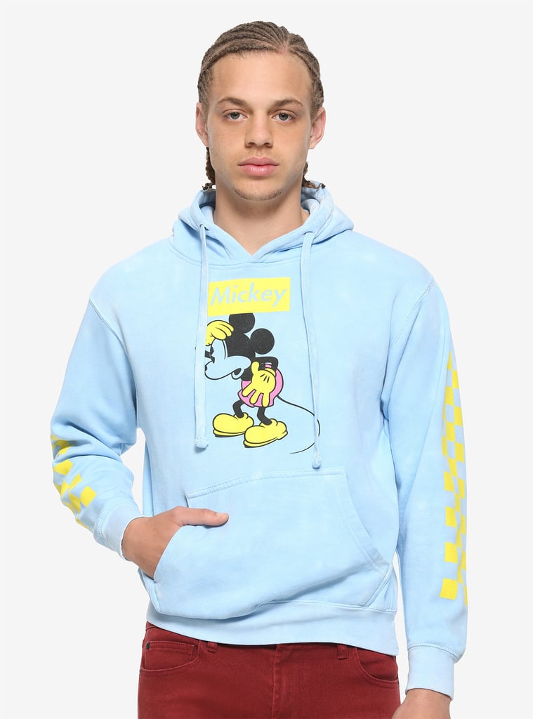 Disney Mickey Mouse Check-Sleeve Hoodie