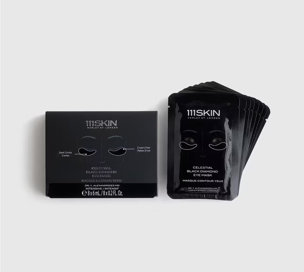 111 Skin Celestial Black Diamond Eye Mask ($120)
Investing in your beauty products (especially those that promote a moment of self-care) is never a bad idea. Take these 111 Skin eye masks for example. While a bit of a splurge, they instantly elevate a getting-ready sesh or a post-travel reset. Tip: Stash your set in the refrigerator before use for an added cooling effect.